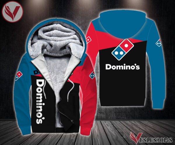 Fleece Domino's Pizza Uniform Custom Clothes Style 2, Unique Gifts For Employee - Vesles2014s