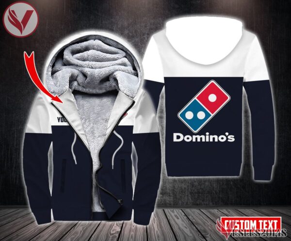 Fleece Domino's Pizza Uniform Custom Clothes Style 3, Unique Gifts For Employee - Vesles2014s