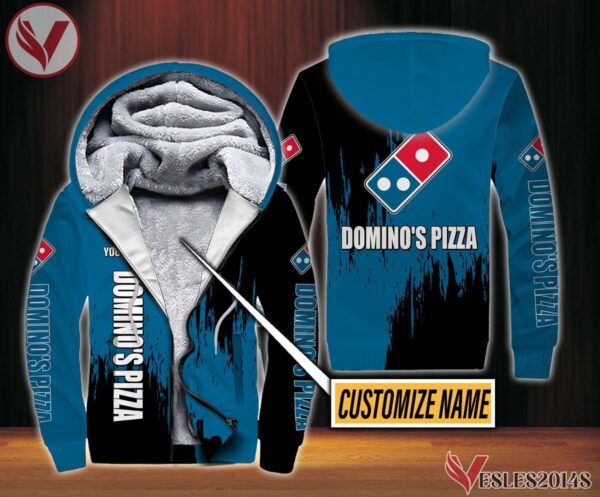 Fleece Domino's Pizza Uniform Custom Clothes Style 6, Unique Gifts For Employee - Vesles2014s