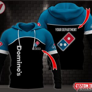 Fleece Domino's Pizza Uniform Custom Clothes Style 7, Unique Gifts For Employee - Vesles2014s 1