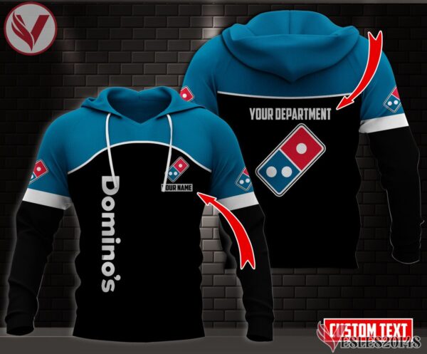 Fleece Domino's Pizza Uniform Custom Clothes Style 7, Unique Gifts For Employee - Vesles2014s 1