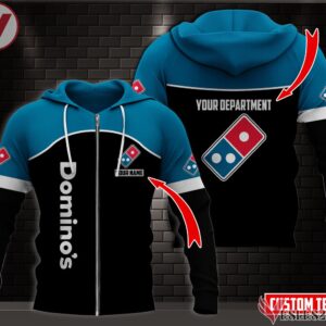 Fleece Domino's Pizza Uniform Custom Clothes Style 7, Unique Gifts For Employee - Vesles2014s 2