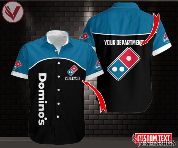 Fleece Domino's Pizza Uniform Custom Clothes Style 7, Unique Gifts For Employee - Vesles2014s 3