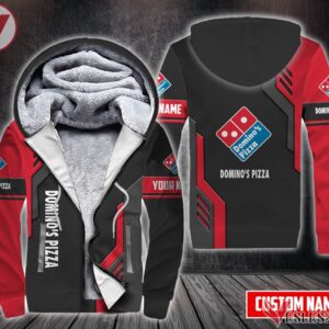 Fleece Domino's Pizza Uniform Custom Clothes Style 8, Unique Gifts For Employee - Vesles2014s