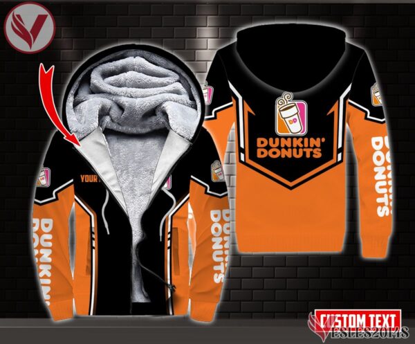 Fleece Dunkin’ Donuts Uniform Custom Clothes Style 4, Unique Gifts For Employee - Vesles2014s