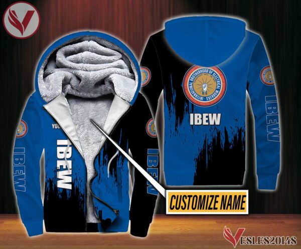 Fleece Ibew Uniform Custom Clothes, Unique Gifts For Employee - Vesles2014s