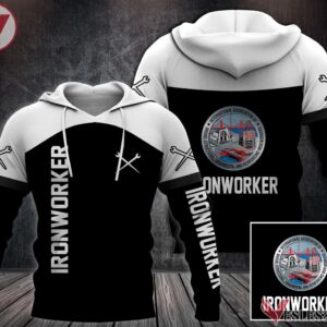 Fleece Ironworker Uniform Custom Clothes, Unique Gifts For Employee - Vesles2014s 1