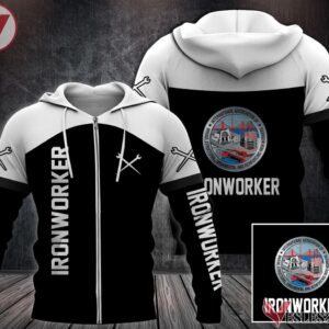 Fleece Ironworker Uniform Custom Clothes, Unique Gifts For Employee - Vesles2014s 2