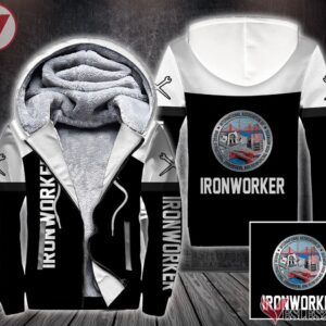 Fleece Ironworker Uniform Custom Clothes, Unique Gifts For Employee - Vesles2014s