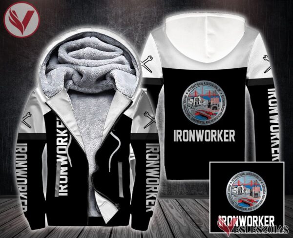 Fleece Ironworker Uniform Custom Clothes, Unique Gifts For Employee - Vesles2014s