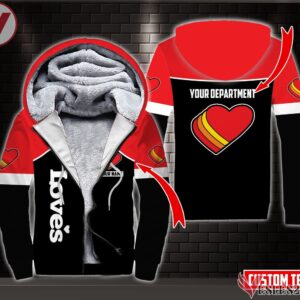 Fleece Love's Uniform Custom Clothes Style 2, Unique Gifts For Employee - Vesles2014s