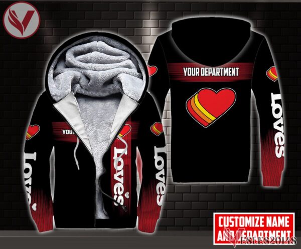 Fleece Love's Uniform Custom Clothes Style 3, Unique Gifts For Employee - Vesles2014s