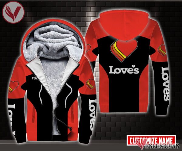 Fleece Love's Uniform Custom Clothes, Unique Gifts For Employee - Vesles2014s