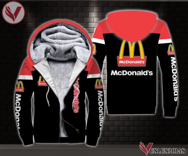 Fleece Mcdonald's Uniform Custom Clothes Style 10, Unique Gifts For Employee - Vesles2014s