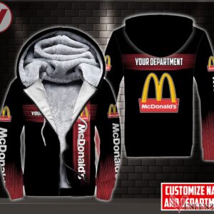 Fleece Mcdonald's Uniform Custom Clothes Style 16, Unique Gifts For Employee - Vesles2014s