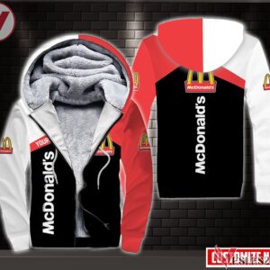 Fleece Mcdonald's Uniform Custom Clothes Style 17, Unique Gifts For Employee - Vesles2014s