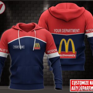 Fleece Mcdonald's Uniform Custom Clothes Style 21, Unique Gifts For Employee - Vesles2014s 1