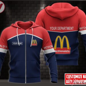 Fleece Mcdonald's Uniform Custom Clothes Style 21, Unique Gifts For Employee - Vesles2014s 2