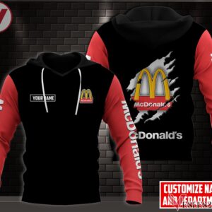 Fleece Mcdonald's Uniform Custom Clothes Style 22, Unique Gifts For Employee - Vesles2014s 1