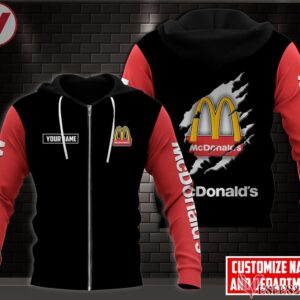 Fleece Mcdonald's Uniform Custom Clothes Style 22, Unique Gifts For Employee - Vesles2014s 2