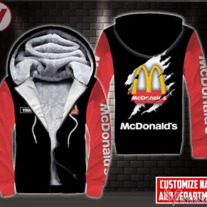 Fleece Mcdonald's Uniform Custom Clothes Style 22, Unique Gifts For Employee - Vesles2014s