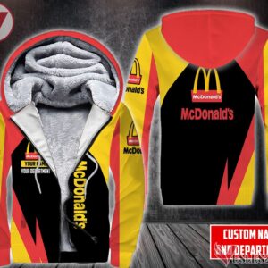 Fleece Mcdonald's Uniform Custom Clothes Style 24, Unique Gifts For Employee - Vesles2014s