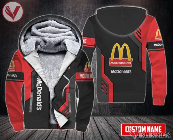 Fleece Mcdonald's Uniform Custom Clothes Style 29, Unique Gifts For Employee - Vesles2014s
