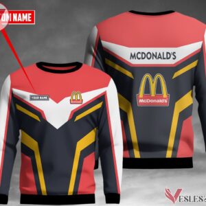 Fleece Mcdonald's Uniform Custom Clothes Style 3, Unique Gifts For Employee - Vesles2014s 3