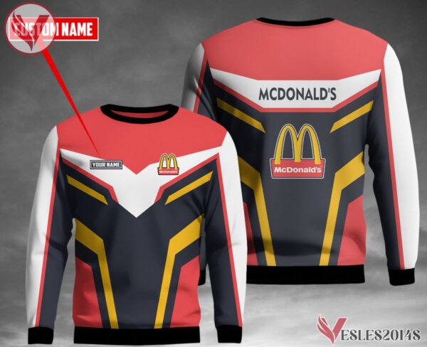 Fleece Mcdonald's Uniform Custom Clothes Style 3, Unique Gifts For Employee - Vesles2014s 3
