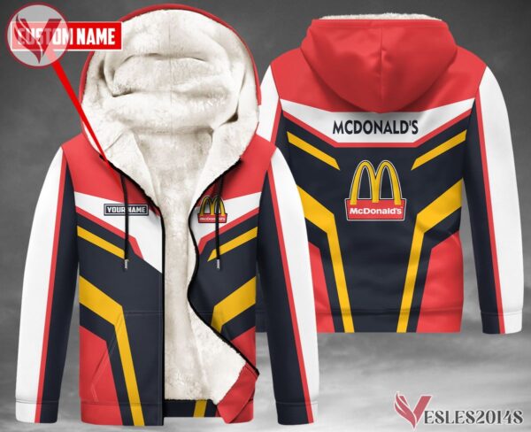 Fleece Mcdonald's Uniform Custom Clothes Style 3, Unique Gifts For Employee - Vesles2014s