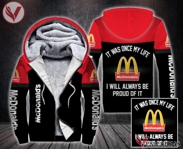 Fleece Mcdonald's Uniform Custom Clothes Style 30, Unique Gifts For Employee - Vesles2014s