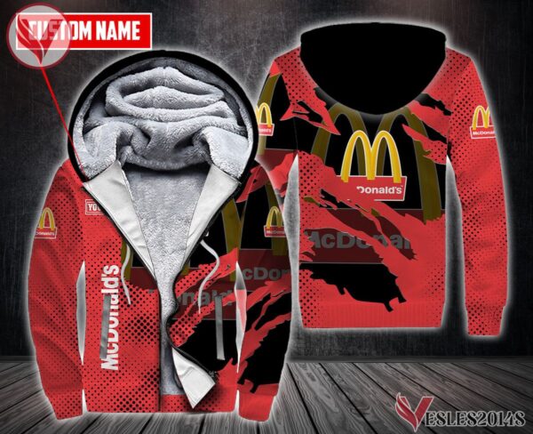 Fleece Mcdonald's Uniform Custom Clothes Style 31, Unique Gifts For Employee - Vesles2014s