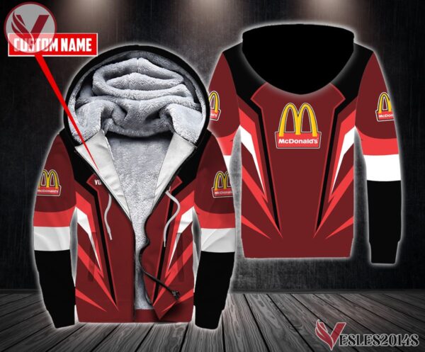 Fleece Mcdonald's Uniform Custom Clothes Style 32, Unique Gifts For Employee - Vesles2014s