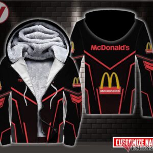 Fleece Mcdonald's Uniform Custom Clothes Style 6, Unique Gifts For Employee - Vesles2014s