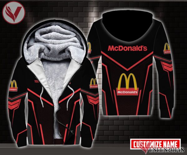 Fleece Mcdonald's Uniform Custom Clothes Style 6, Unique Gifts For Employee - Vesles2014s