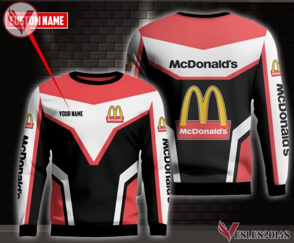 Fleece Mcdonald's Uniform Custom Clothes Style 8, Unique Gifts For Employee - Vesles2014s 3