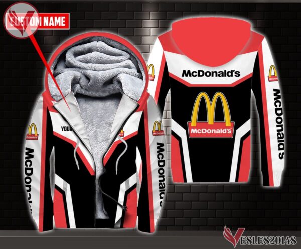 Fleece Mcdonald's Uniform Custom Clothes Style 8, Unique Gifts For Employee - Vesles2014s