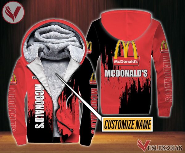 Fleece Mcdonald's Uniform Custom Clothes Style 9, Unique Gifts For Employee - Vesles2014s