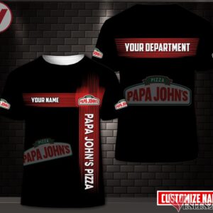 Fleece Papa John's Pizza Uniform Custom Clothes Style 1, Unique Gifts For Employee - Vesles2014s 3