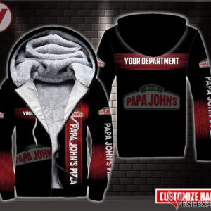 Fleece Papa John's Pizza Uniform Custom Clothes Style 1, Unique Gifts For Employee - Vesles2014s