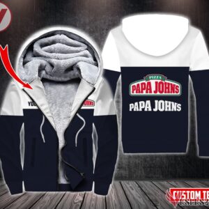 Fleece Papa John's Pizza Uniform Custom Clothes, Unique Gifts For Employee - Vesles2014s