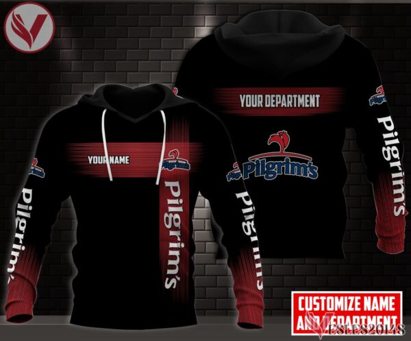 Fleece Pilgrim's Pride Uniform Custom Clothes Style 1, Unique Gifts For Employee - Vesles2014s 1