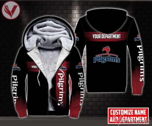 Fleece Pilgrim's Pride Uniform Custom Clothes Style 1, Unique Gifts For Employee - Vesles2014s