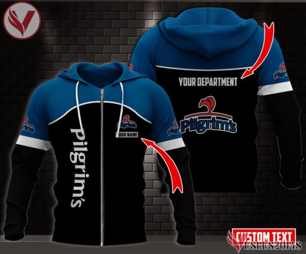 Fleece Pilgrim's Pride Uniform Custom Clothes, Unique Gifts For Employee - Vesles2014s 2