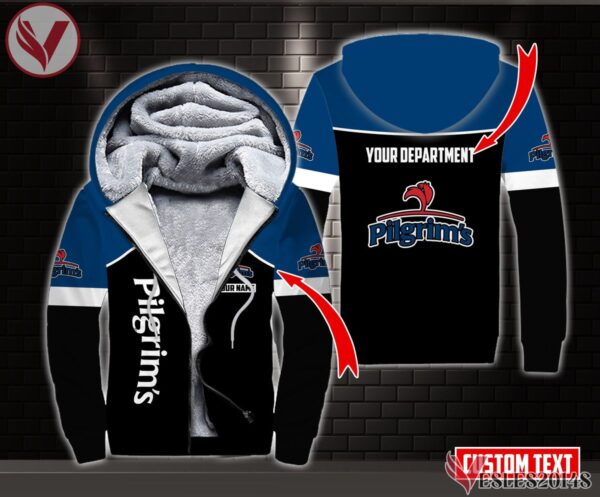 Fleece Pilgrim's Pride Uniform Custom Clothes, Unique Gifts For Employee - Vesles2014s