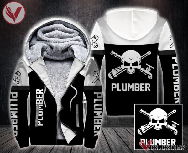 Fleece Plumber Uniform Custom Clothes, Unique Gifts For Employee - Vesles2014s
