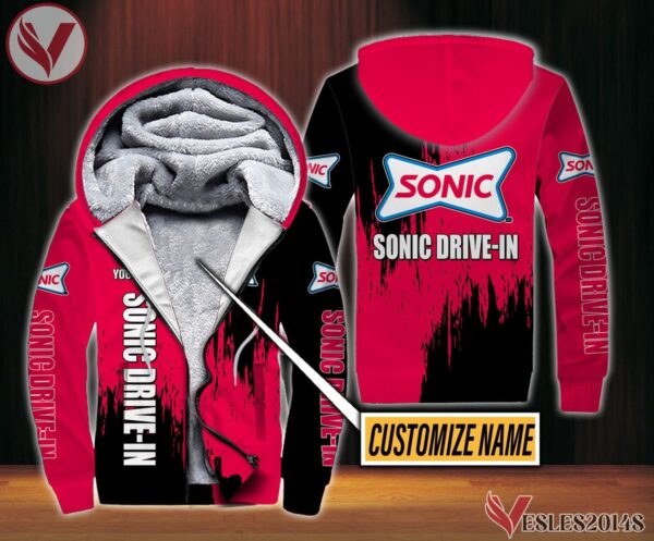 Fleece Sonic Drive-in Uniform Custom Clothes Style 4, Unique Gifts For Employee - Vesles2014s