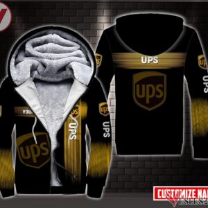 Fleece UPS Uniform Custom Clothes Style 1, Unique Gifts For Employee - Vesles2014s