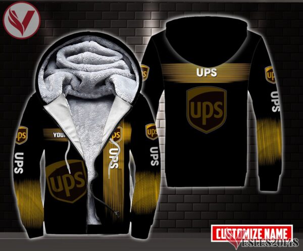 Fleece UPS Uniform Custom Clothes Style 1, Unique Gifts For Employee - Vesles2014s
