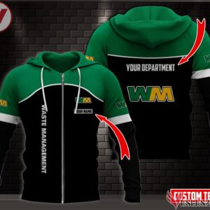 Fleece Waste Management Uniform Custom Clothes, Unique Gifts For Employee - Vesles2014s 2